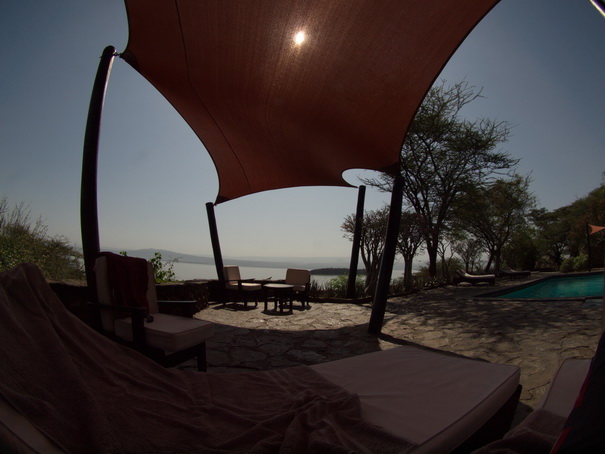 Kenia Lake Baringo Island Camp Fisheye