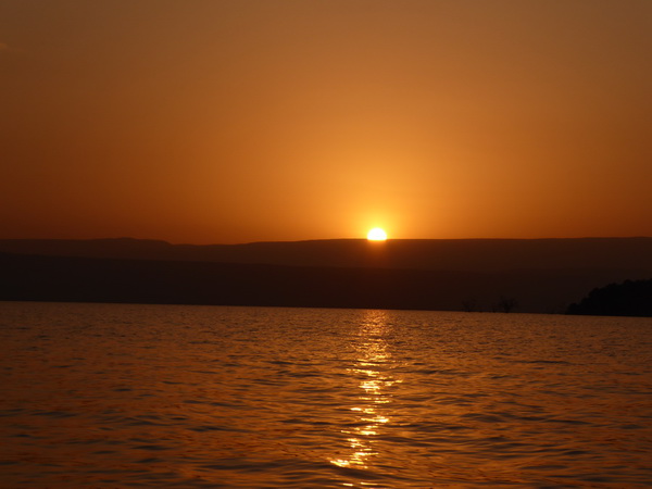 Kenia Lake Baringo Island Camp sunrise