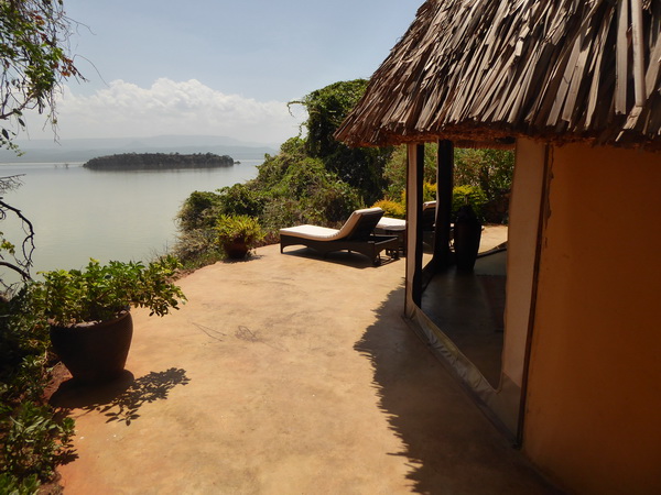  Kenia  Lake Baringo Island Camp Our Banda