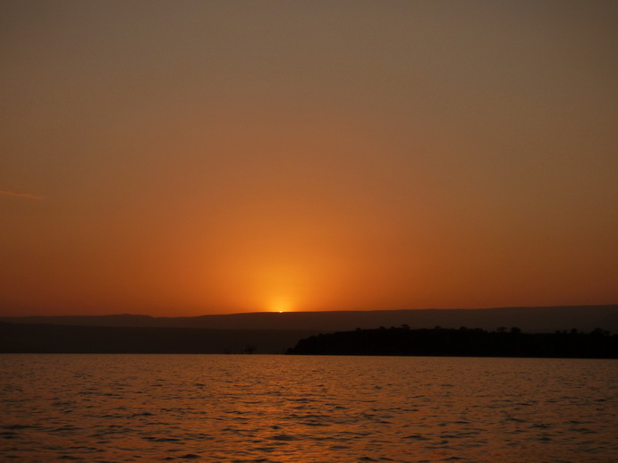 Kenia Lake Baringo Island Camp Sunrise