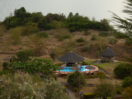 Sunbird Lodge Lake Elementaita Kenia Lodgearea Pool