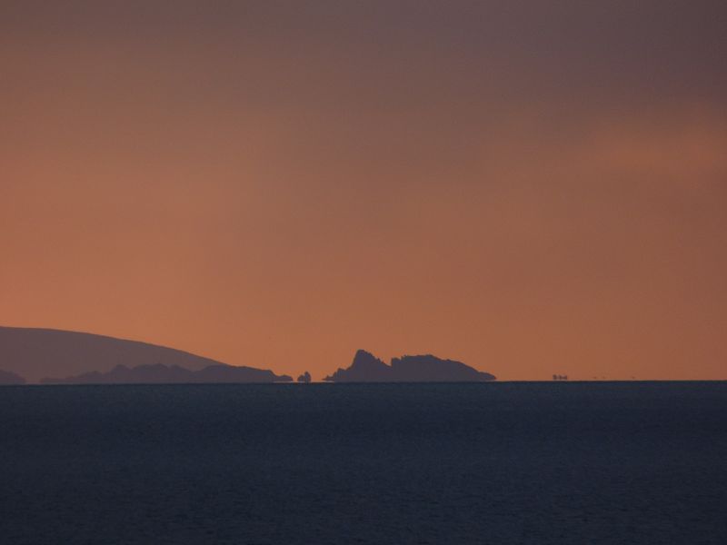 Copacabana Lago Titicaca Titicacasee sundown