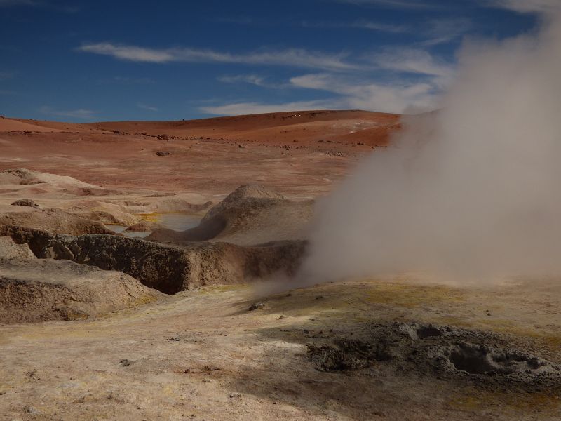 Uyuni Bolivien Uyuni 4x4 Siloi desierto Vulcano Hot Springs Siloi Desert