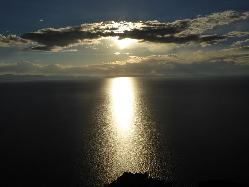Bolivien Copacabana Lago Titicaca Titicacasee Sun