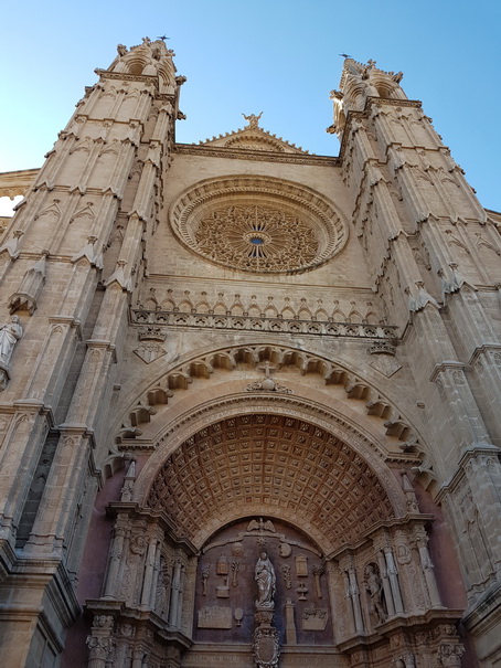 Palma de Mallorca Mallorca Cathedrale gaudi a seu Palma de Mallorca Mallorca La Seu („Bischofssitz“)