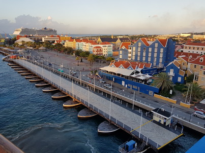 Curacao Willemstad Emmabrug Curacao  Willemstad Königin-Emma-Brücke