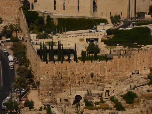 Al AKsa Moschee &nbsp;JERUSALEM Blick vom Ölberg