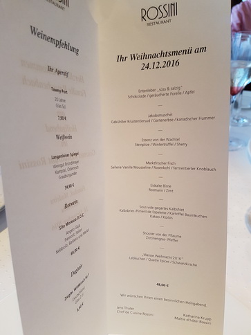 8 Gang Menü Rossini Aida Blu 8 Gang Menü Rossini Aida Blu