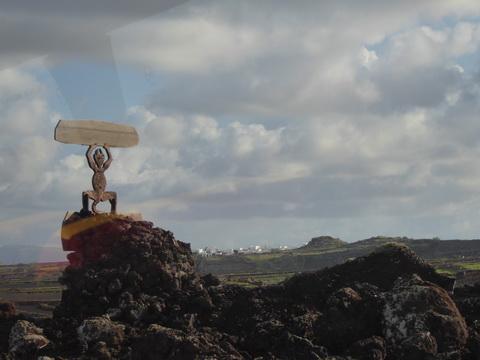 Lanzarote Feuerberge Nationalpark Montana Colorada Montañas del Fuego (Feuerberge) Lanzarote Timanfaya-Nationalpark Parque Nacional de Timanfaya