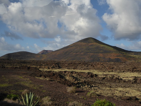 Lanzarote Feuerberge Nationalpark Montana Colorada Montañas del Fuego (Feuerberge) Lanzarote Timanfaya-Nationalpark Parque Nacional de Timanfaya