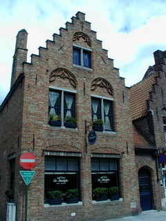 Häuser und Brücken in Belgien Brügge