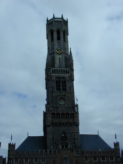 Häuser und Brücken in Belgien Brügge